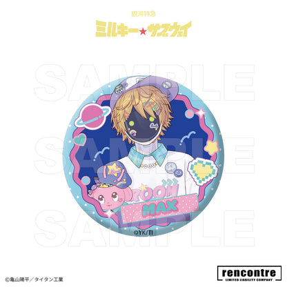 銀河特急 ミルキー☆サブウェイ　トレーディング缶バッジ　motto cafeコラボver.