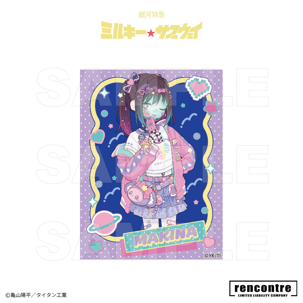 銀河特急 ミルキー☆サブウェイ　トレーディングミニフォトカード (2枚入り)　motto cafeコラボver.