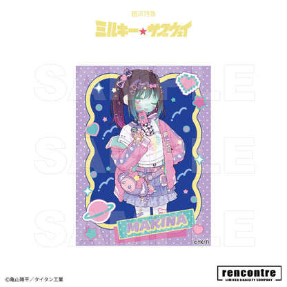 銀河特急 ミルキー☆サブウェイ　トレーディングミニフォトカード (2枚入り)　motto cafeコラボver.