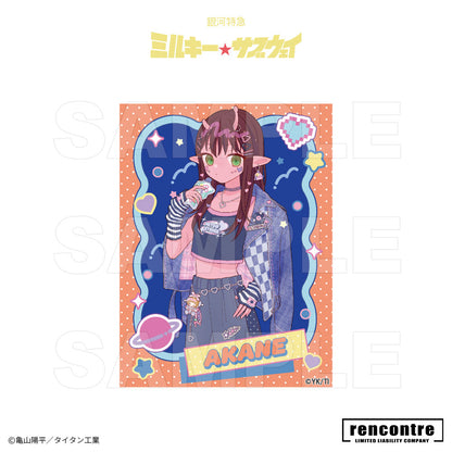 銀河特急 ミルキー☆サブウェイ　トレーディングミニフォトカード (2枚入り)　motto cafeコラボver.