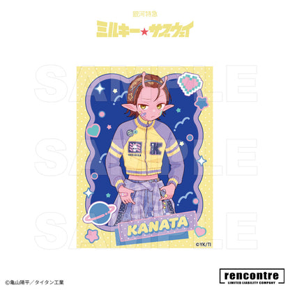 銀河特急 ミルキー☆サブウェイ　トレーディングミニフォトカード (2枚入り)　motto cafeコラボver.
