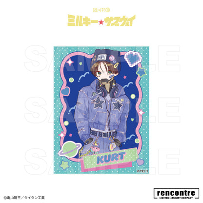 銀河特急 ミルキー☆サブウェイ　トレーディングミニフォトカード (2枚入り)　motto cafeコラボver.