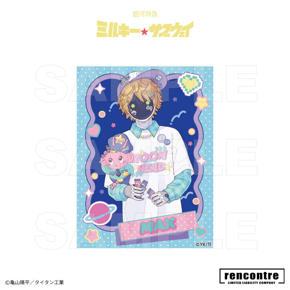 銀河特急 ミルキー☆サブウェイ　トレーディングミニフォトカード (2枚入り)　motto cafeコラボver.