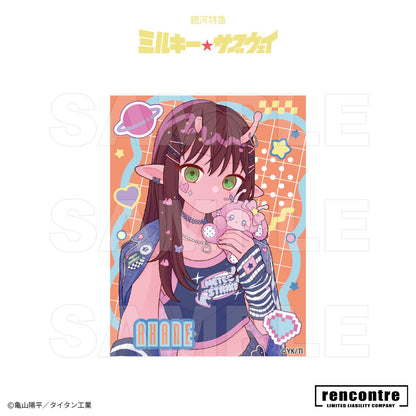 銀河特急 ミルキー☆サブウェイ　トレーディングミニフォトカード (2枚入り)　motto cafeコラボver.
