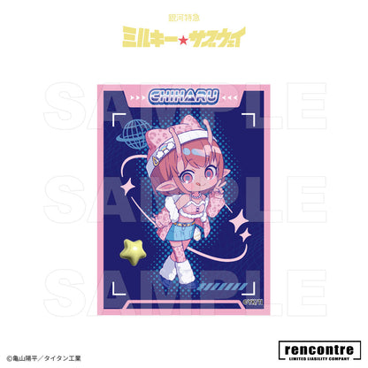 銀河特急 ミルキー☆サブウェイ　トレーディングミニフォトカード (2枚入り)　motto cafeコラボver.