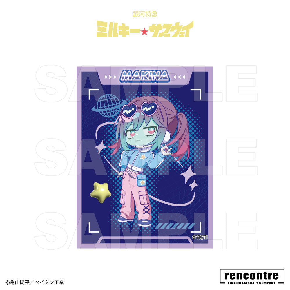 銀河特急 ミルキー☆サブウェイ　トレーディングミニフォトカード (2枚入り)　motto cafeコラボver.