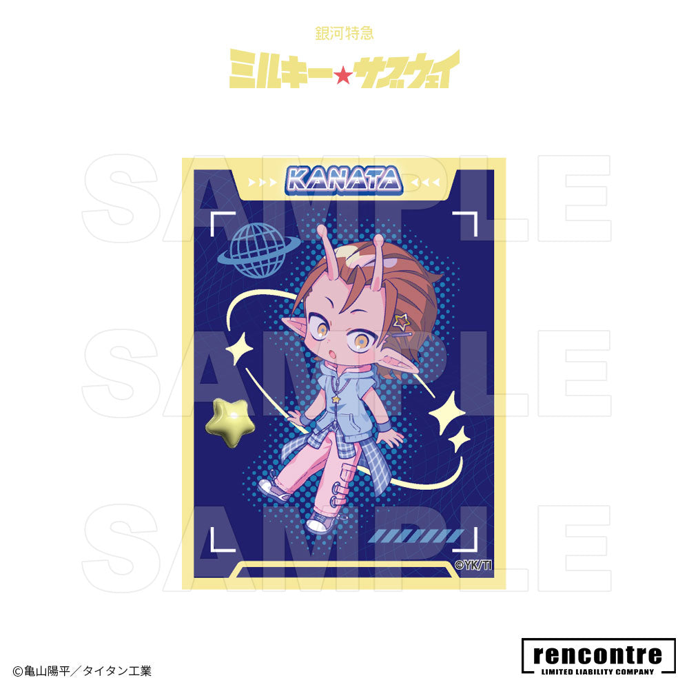 銀河特急 ミルキー☆サブウェイ　トレーディングミニフォトカード (2枚入り)　motto cafeコラボver.