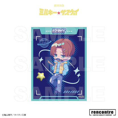 銀河特急 ミルキー☆サブウェイ　トレーディングミニフォトカード (2枚入り)　motto cafeコラボver.