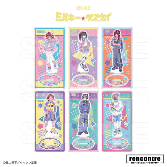 銀河特急 ミルキー☆サブウェイ　アクリルスタンド motto cafeコラボver.