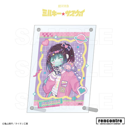 銀河特急 ミルキー☆サブウェイ　アクリルフォトスタンド motto cafeコラボver.