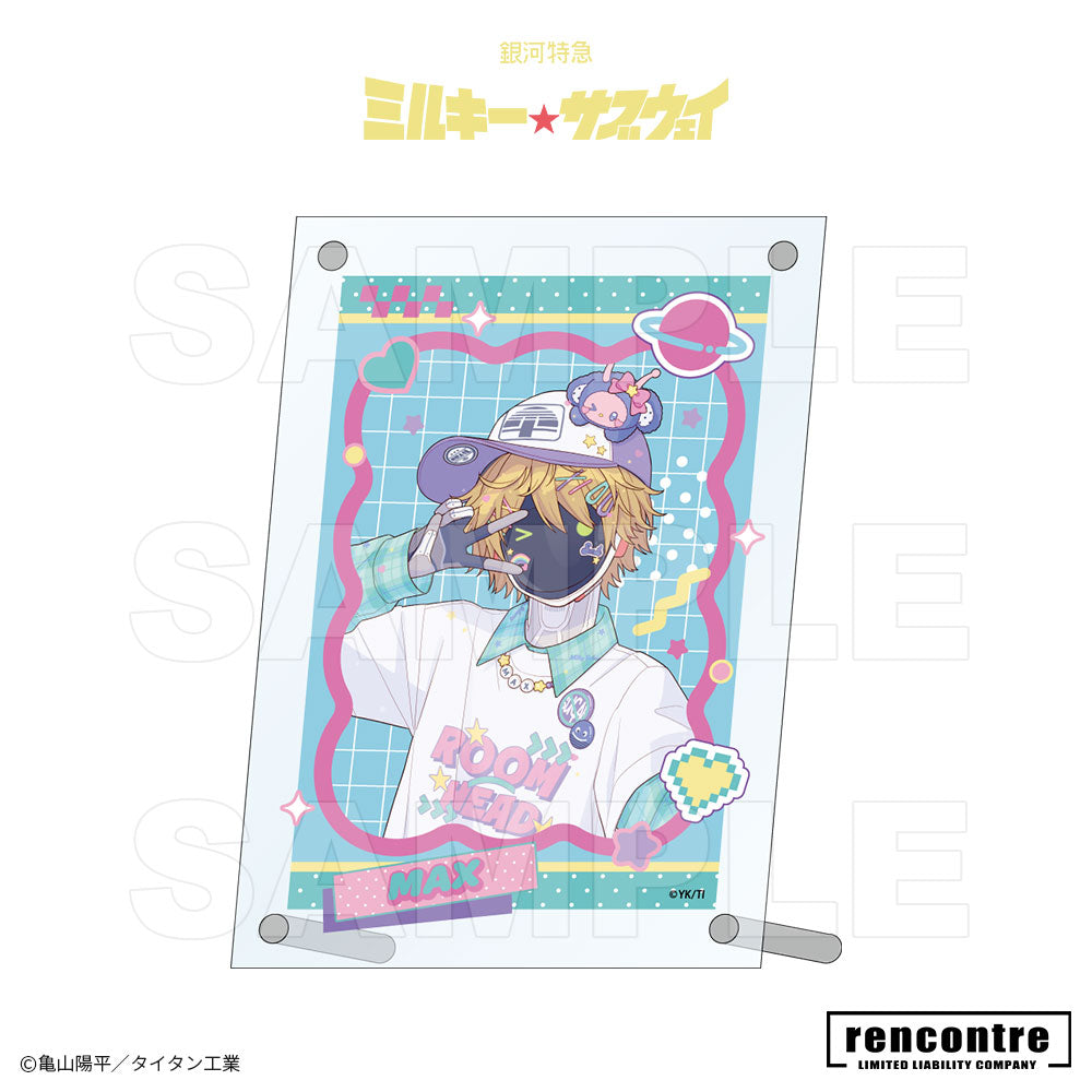 銀河特急 ミルキー☆サブウェイ　アクリルフォトスタンド motto cafeコラボver.