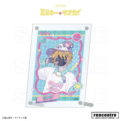 銀河特急 ミルキー☆サブウェイ　アクリルフォトスタンド motto cafeコラボver.