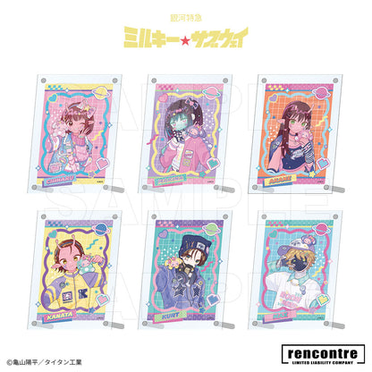 銀河特急 ミルキー☆サブウェイ　アクリルフォトスタンド motto cafeコラボver.