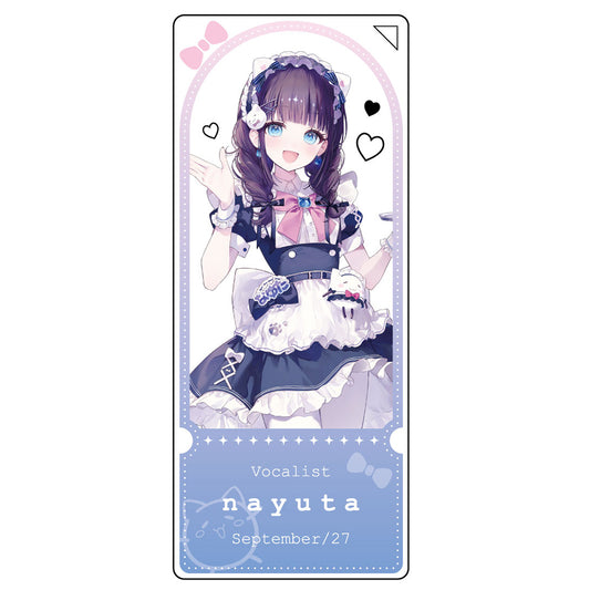 nayuta　emo cafeコラボ　チケット風アクリルキーホルダー