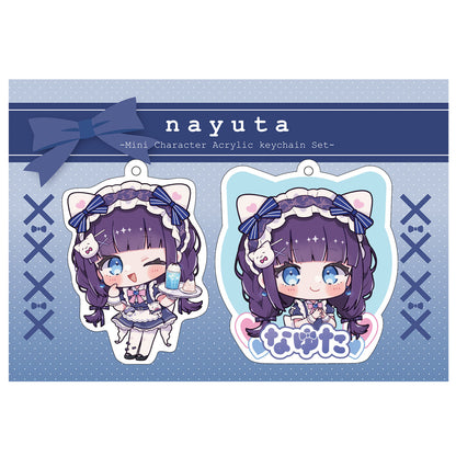 nayuta　emo cafeコラボ　ミニキャラ アクリルキーホルダーセット